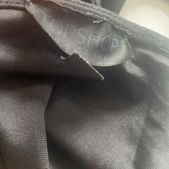 TopShop Black Square Neck  Spaghetti Strap Bodysuit✨🖤 - Picture 3 of 3